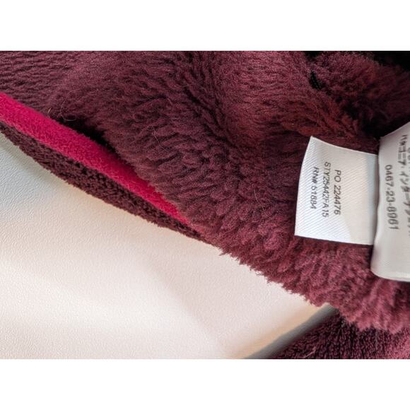Patagonia Women’s Retool Snap T Pullover Fleece Jacket Wine Maroon Red - Size S - Picture 8 of 13